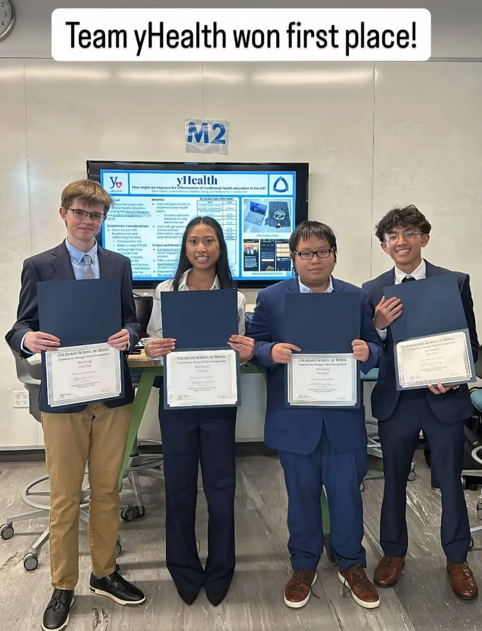 Cornerstone Design Winning Team Photo